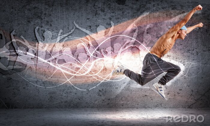 Bild Sportlicher Mann im Tanz