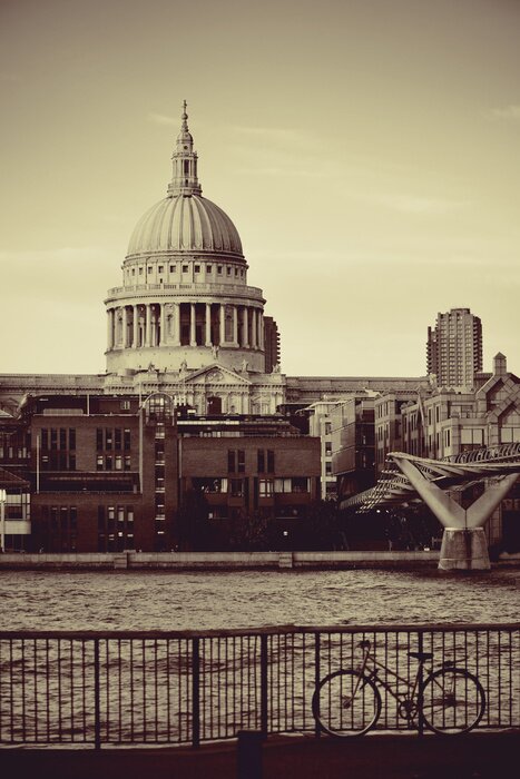 Bild St.-Pauls-Kathedrale in Sepia London
