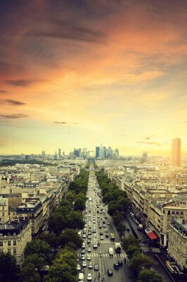 Bild Stadt am Morgen in Paris