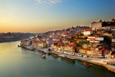 Stadt an der Küste von Porto in Portugal