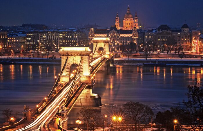 Bild Stadt Budapest im Winter