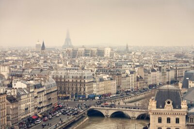 Bild Stadt im Nebel Paris
