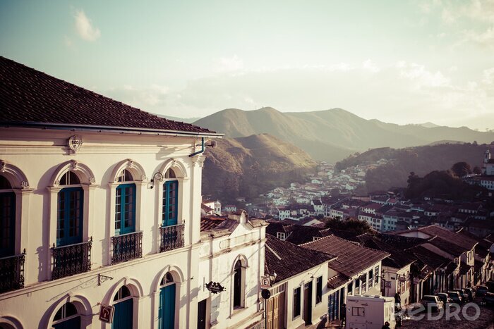 Bild Stadt in den Bergen in Brasilien