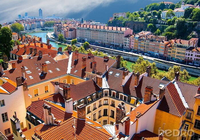 Bild Stadt Lyon in Frankreich