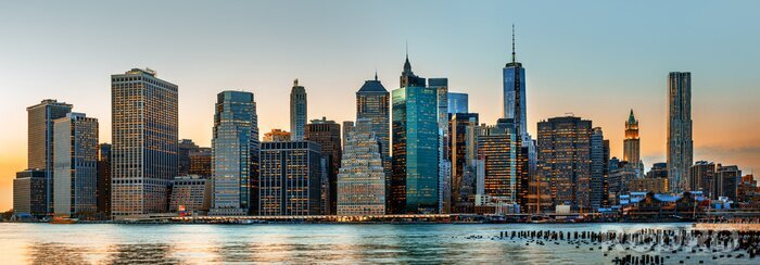 Bild Stadt New York in der Skyline