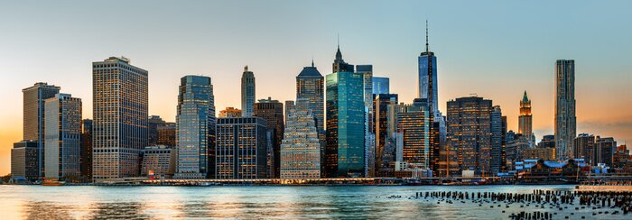 Bild Stadt New York in der Skyline