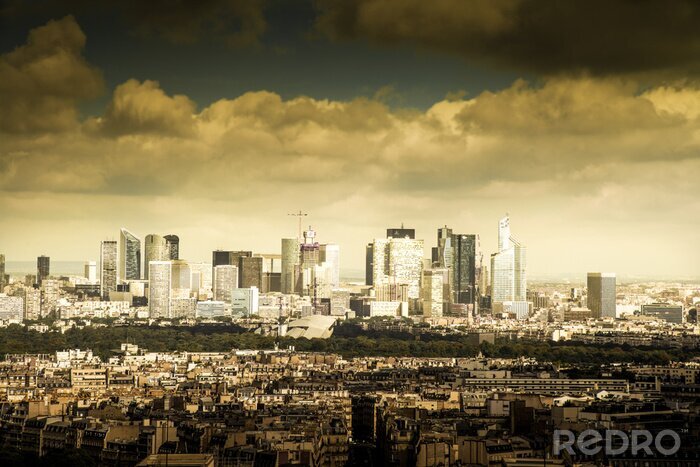 Bild Stadt Paris aus der Ferne