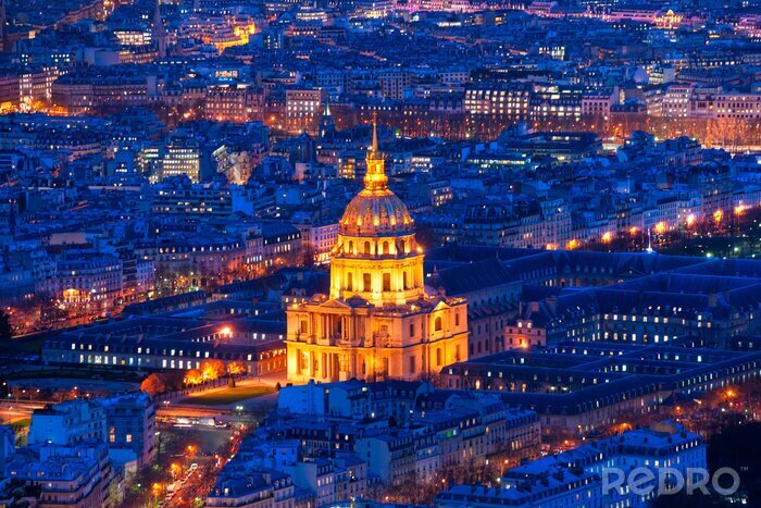 Bild Stadt Paris in der Nacht