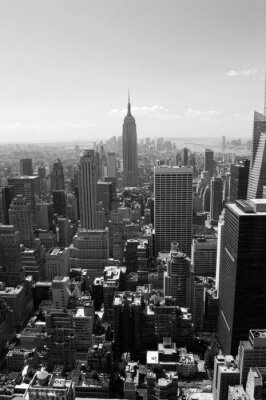 Bild Stadt schwarz-weiß New York