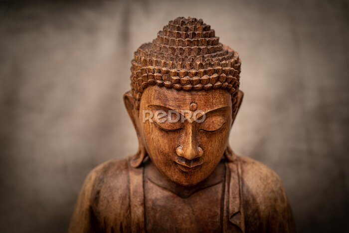 Bild Statue Buddha bei der Meditation