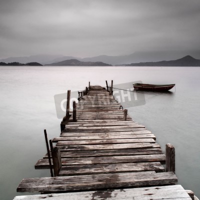 Bild Steg am See in Gebrigen