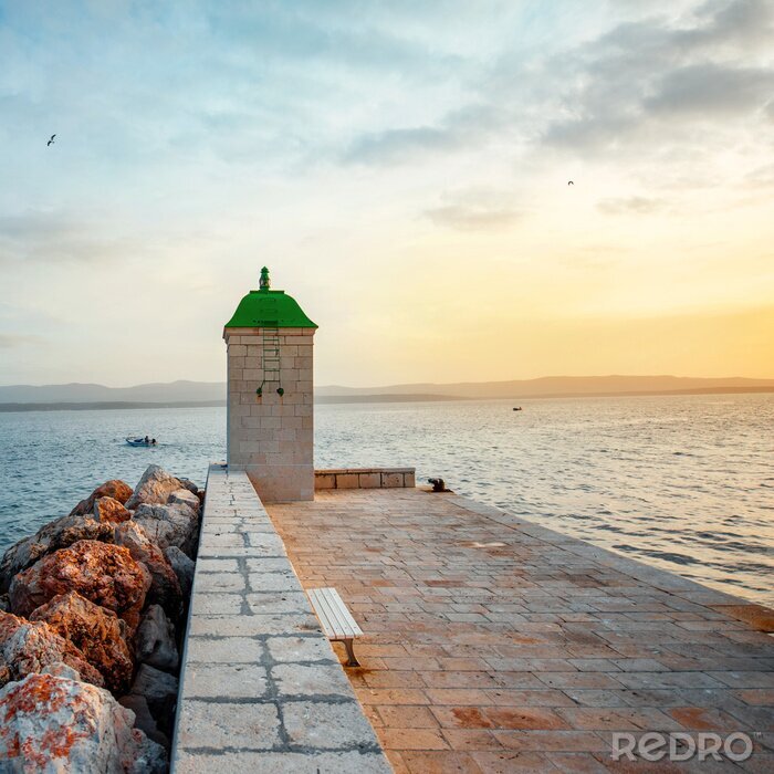 Bild Steiniger Leuchtturm in Kroatien