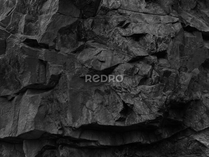 Bild Steinstruktur in schwarz