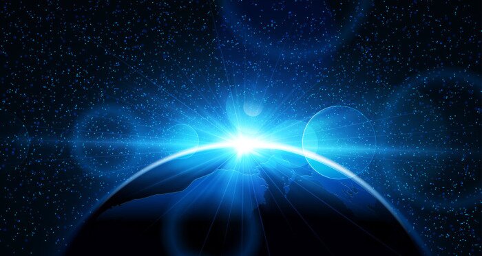 Bild Stern, der am Himmel leuchtet