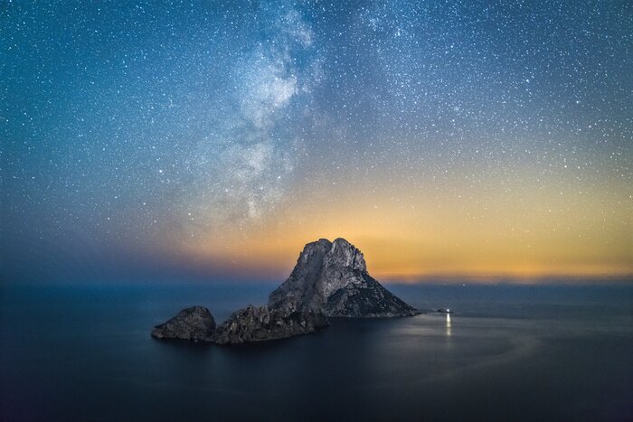 Bild Sterne über dem Ozean