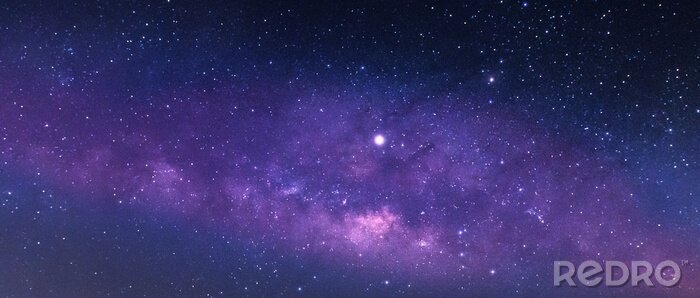 Bild Sterne und violette Nebel