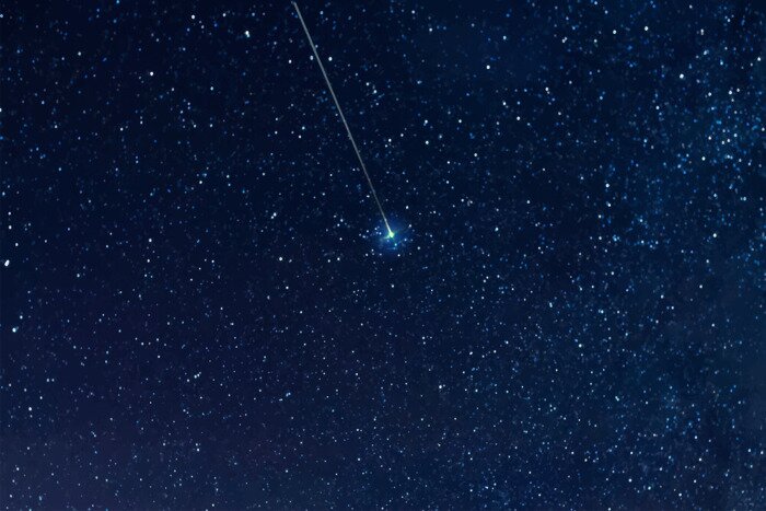 Bild Sternenhimmel über dem Horizont