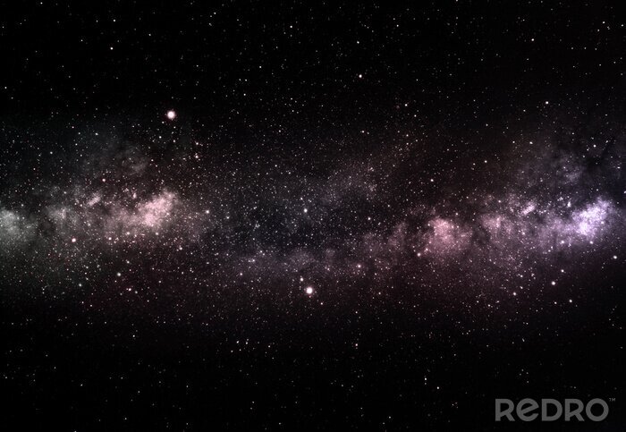 Bild Sternenkonstellation, umgeben von Schwarz