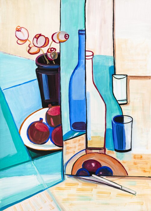 Bild Stillleben im avantgardistischen Stil