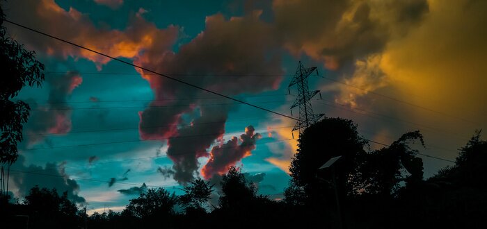 Bild Stimmungsvoller Anime-Himmel