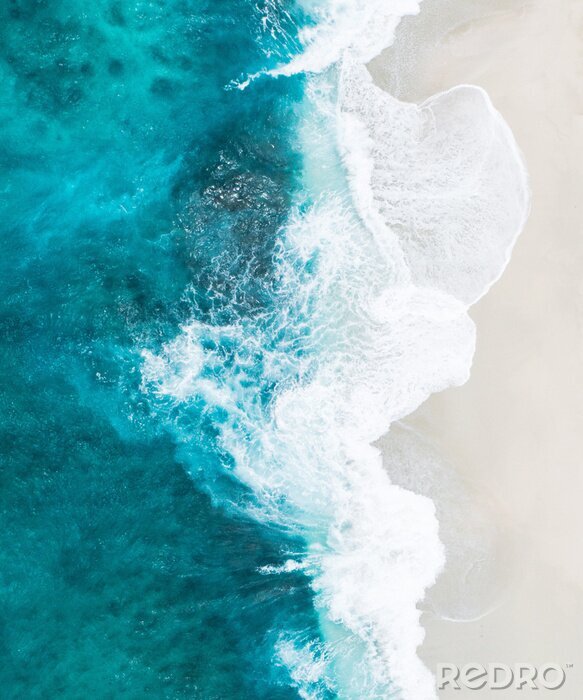 Bild Strand Meer aus Vogelperspektive