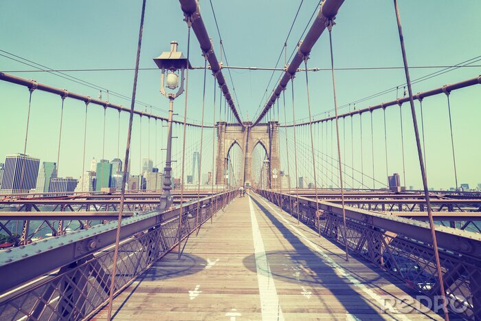 Bild Straße über die New Yorker Brücke