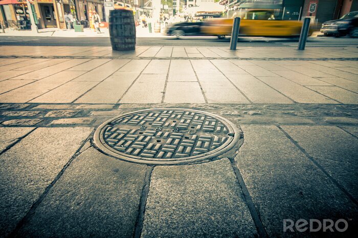 Bild Straßenkanäle Manhattan