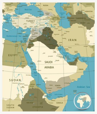 Bild Südasien und der Nahe Osten