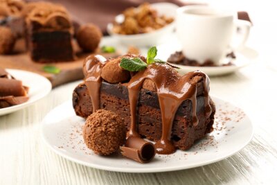 Bild Süßer Schokoladenkuchen