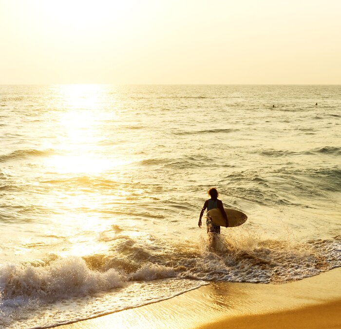 Bild Surfer im Wasser
