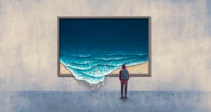 Bild Surreale Meereslandschaft