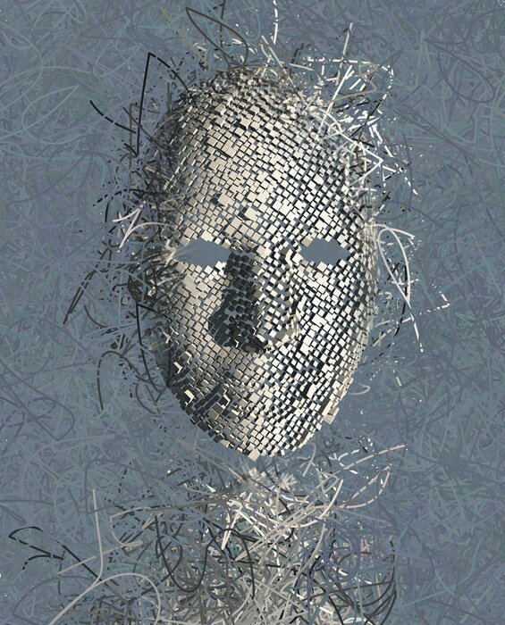 Bild Surrealismus menschliches Gesicht