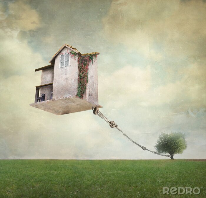 Bild Surrealistisches Haus