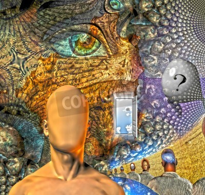 Bild Surrealistisches Menschenbild