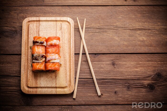 Bild Sushi auf Holz