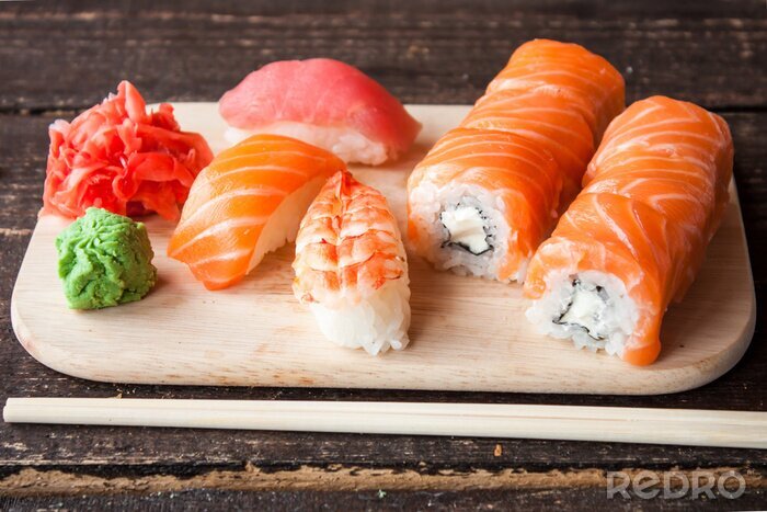 Bild Sushi mit Lachs