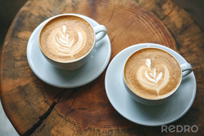Bild Tasse Kaffee auf Holz