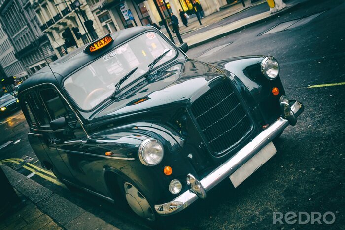 Bild Taxi am Parkplatz London