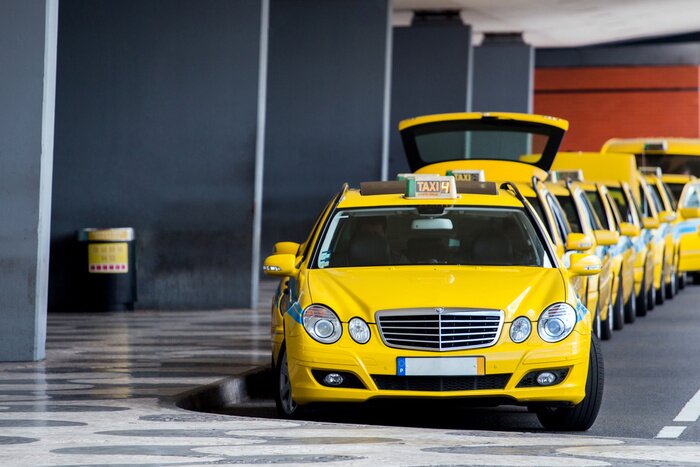 Bild Taxis am Taxistand