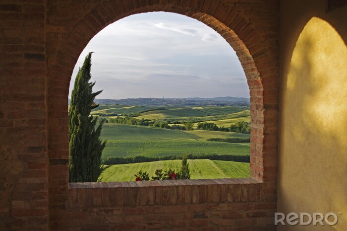 Bild Terrasse in der Toskana