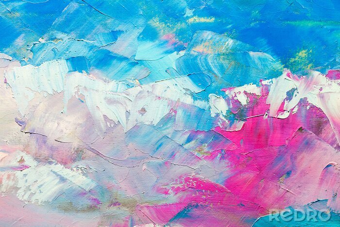 Bild Textur von Ölfarben