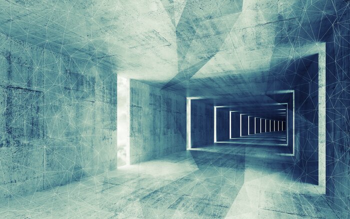 Bild Tiefer 3D-Tunnel