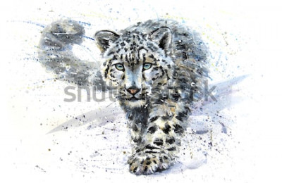 Bild Tier in Bewegung auf hellem Hintergrund