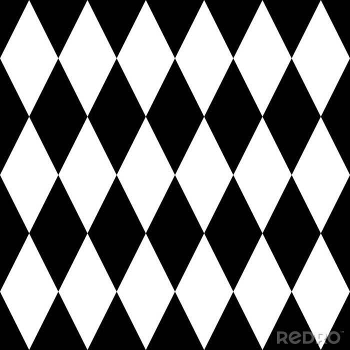 Bild Tile black and white background or vector pattern for seamless decoration wallpaper