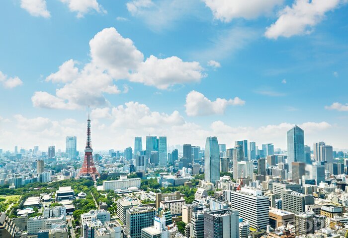 Bild Tokyo bei sonnigem Wetter