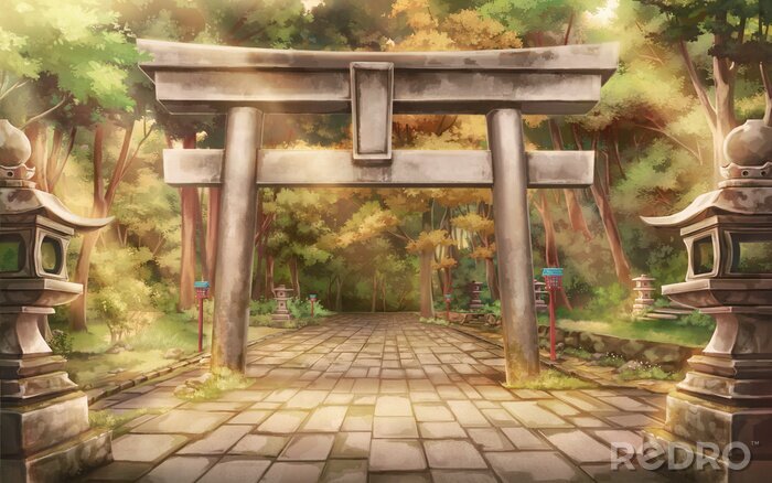 Bild Torii Gate Anime