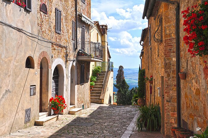 Bild Toskana kleine Stadt