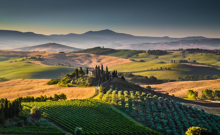 Bild Toskana Landschaft des Val d’Orcia