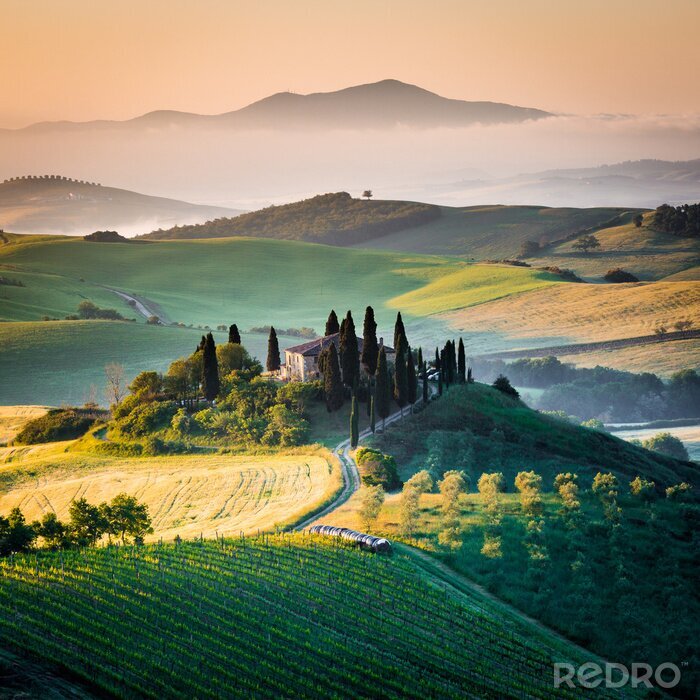 Bild Toskana märchenhafte Landschaft