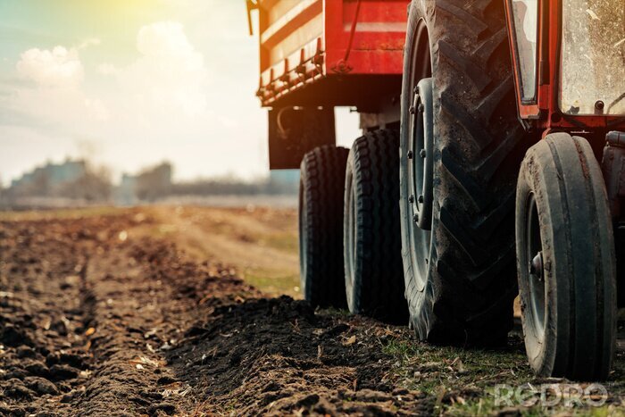 Bild Traktor und Landwirtschaft